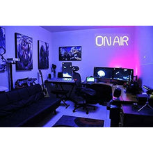 将图片加载到图库查看器，NEOICORN ON AIR Studio Room Cute Neon Signs for Wall Decor，Powered by USB 3D Art Neon Light, 9.8&quot;x3.9&quot;x0.5&quot;, Warm White Color