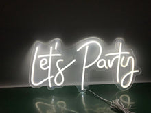 将图片加载到图库查看器，Let‘s Party Neon Sign